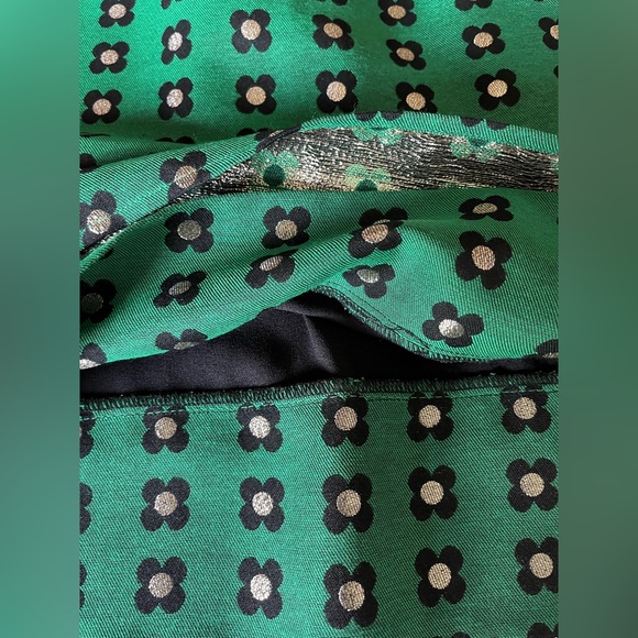 Anthropologie HD in Paris Garden Glimmer Floral Layered Mini Pencil Skirt Size 6 - Picture 5 of 9